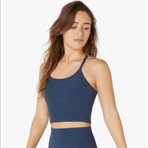 Beyond Yoga Slim Racerback Cropped Tank INSNV - Picture 3 of 5